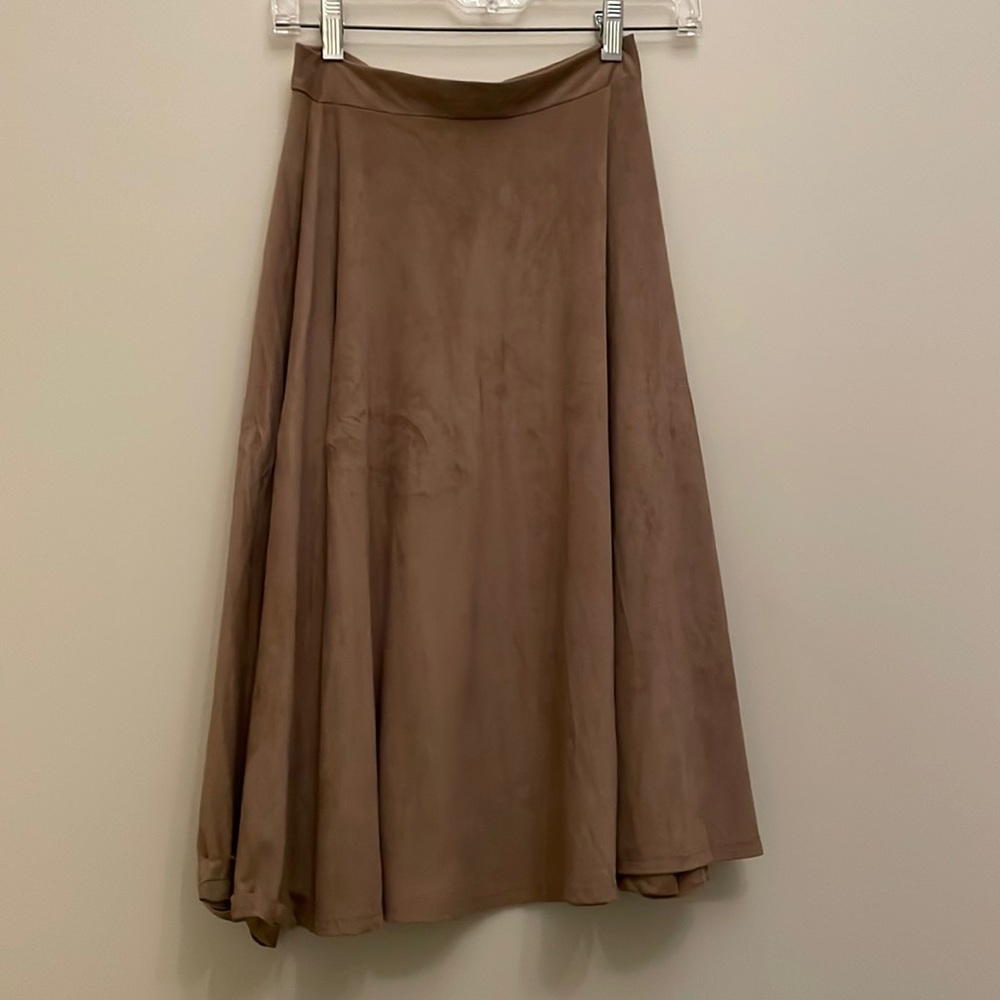 COPY - Suede Midi Skirt by SHE